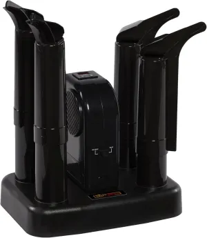 PEET, Advantage Plus 4-Shoe Electric Shoe and Boot Dryer with Fan & Heat Settings, Made in the USA, Black