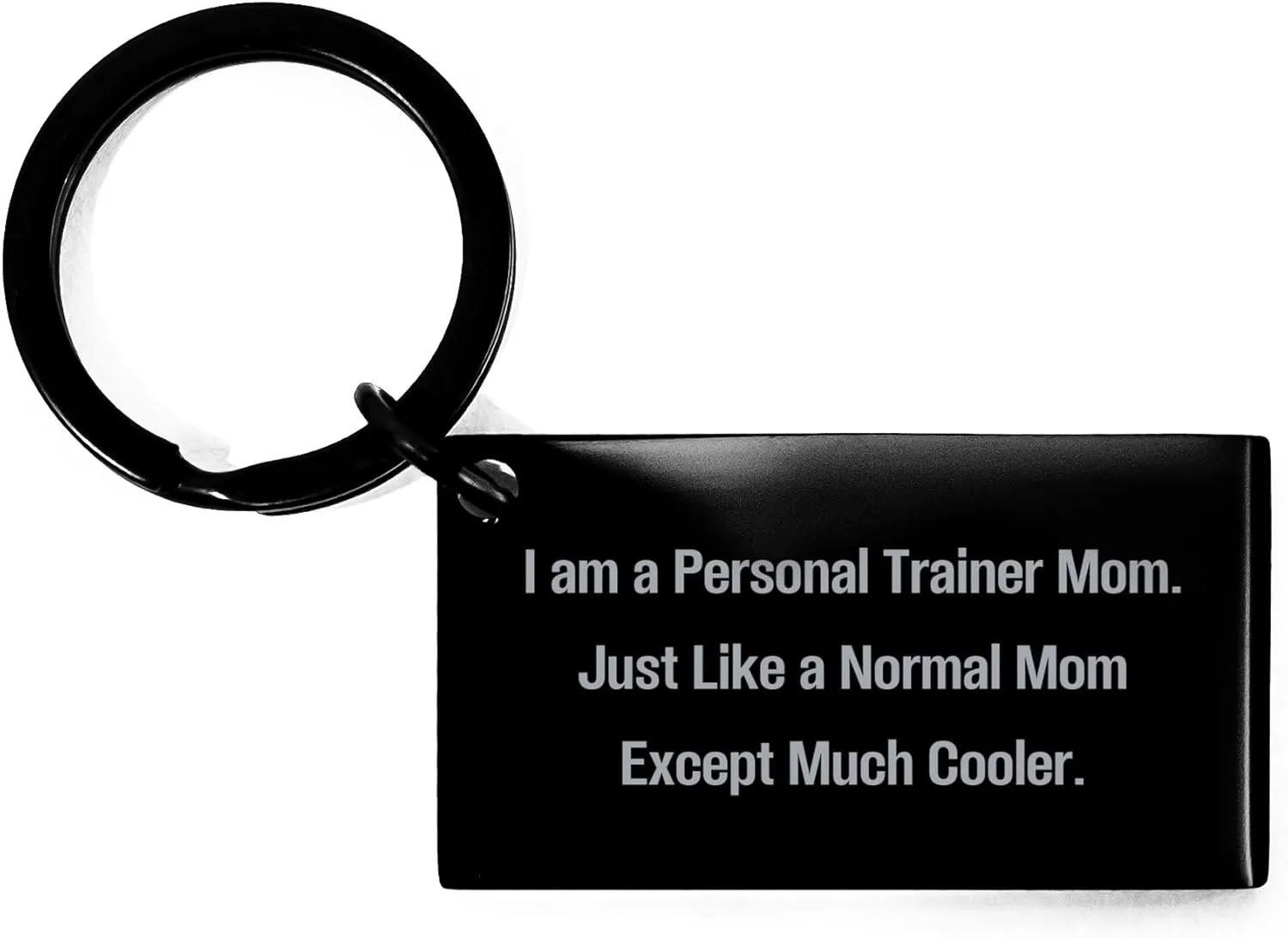 Personal Trainer Mom's Cool Keychain, Funny Valentine's Unique Gift for Men or Women, Gifts from Personal Trainer Friends to Family