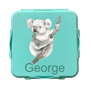 Personalised Mint Lunch Box - Koala