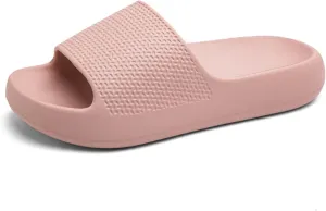 Pillow Slippers for Women and Men Non Slip Quick Drying Shower Cloud Slide Sandals Thick Sole, Non-Slip, Easy to Clean Indoor And Outdoor Slippers with Arch Support
