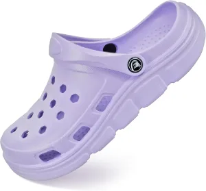 PIMIO Garden Clogs for Women and Men,Slip On Work Shoes with Arch Support,Womens Mens Quick-Dry Water Shoes Casual Sandals,Comfortable Slippers