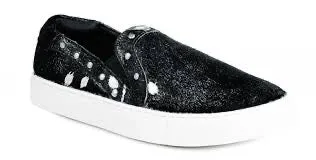 Pine Top Pewter Cowhide Sneaker