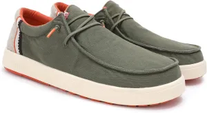 PITAS Men's Cana Slip-On Boat Shoes | Casual Loafers for Men | Comfortable & Lightweight Slip On Shoes | Khaki