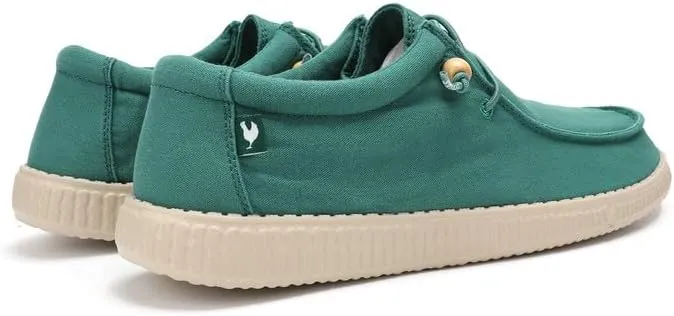 PITAS Men’s Dani Slip-On Loafers | Ultralight & Comfortable Shoes | Casual Slip-On Shoes for Men | Green