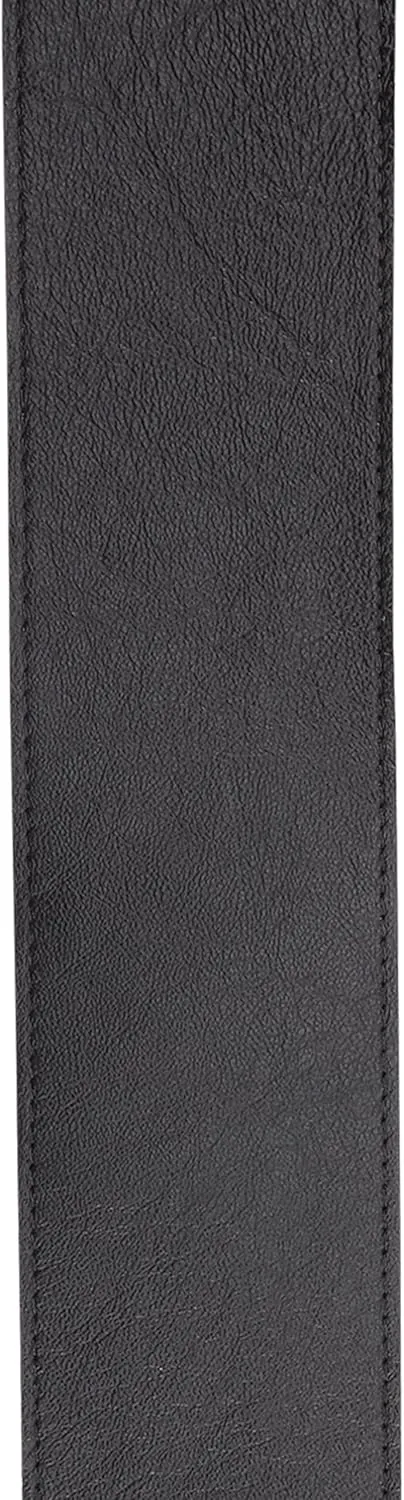 Planet Waves D'Addario Auto Lock Guitar Strap - Acoustic & Electric Accessories - Easy to Use Locking Straps - Uses Existing Buttons - Leather - 3" Width - Black