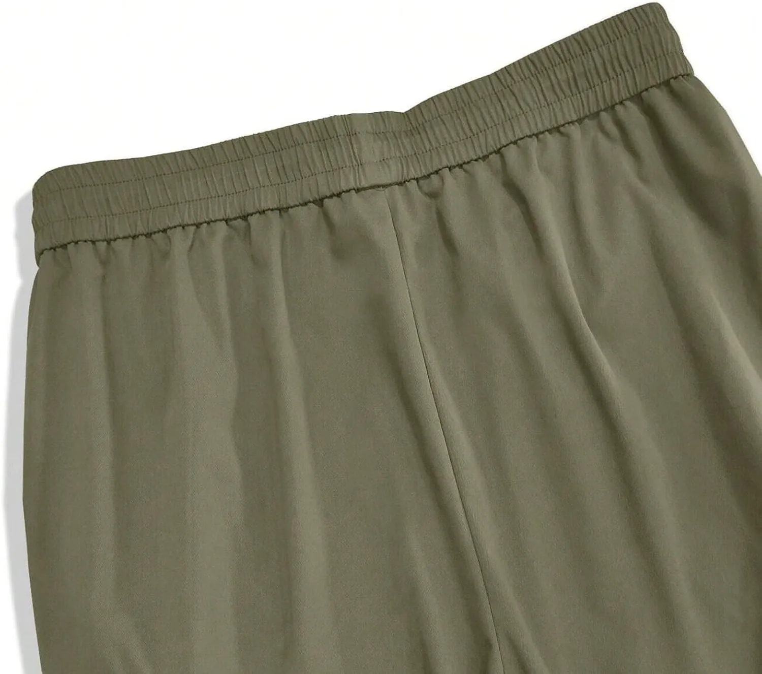 Plus Size Cargo Pant Men Stretchy Casual Joggers Elastic Waist Hiking Pant with Multiple Pockets