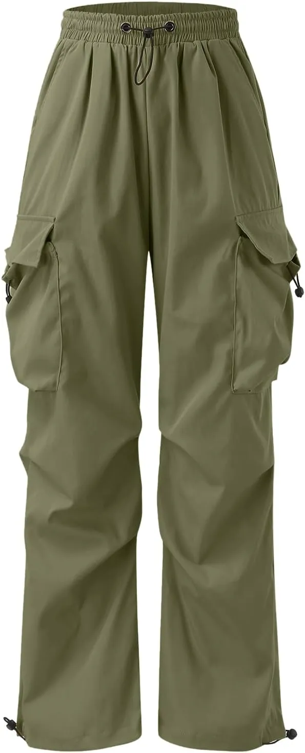 Plus Size Cargo Pant Men Stretchy Casual Joggers Elastic Waist Hiking Pant with Multiple Pockets