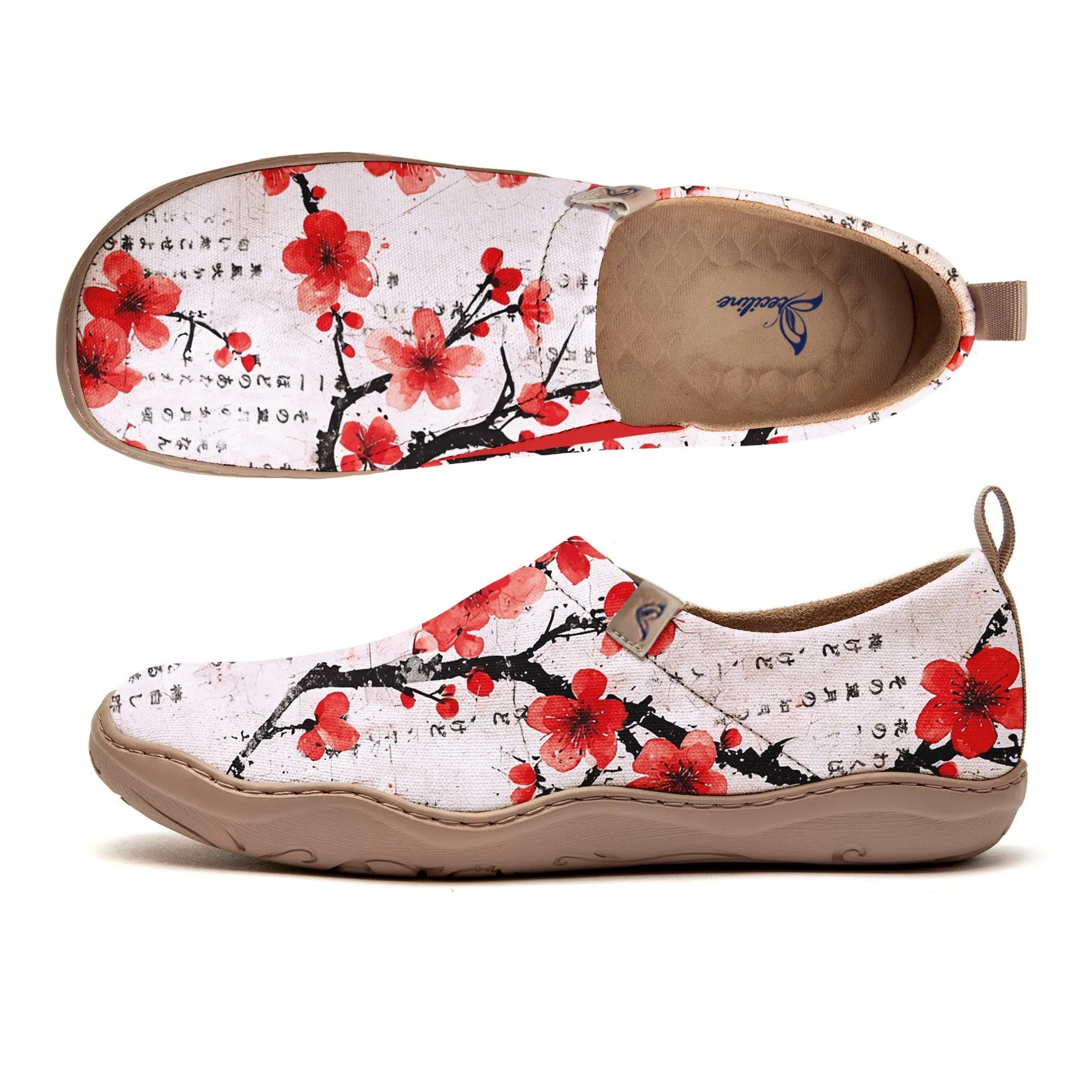 Poetic Plum Blossom  Slip-On