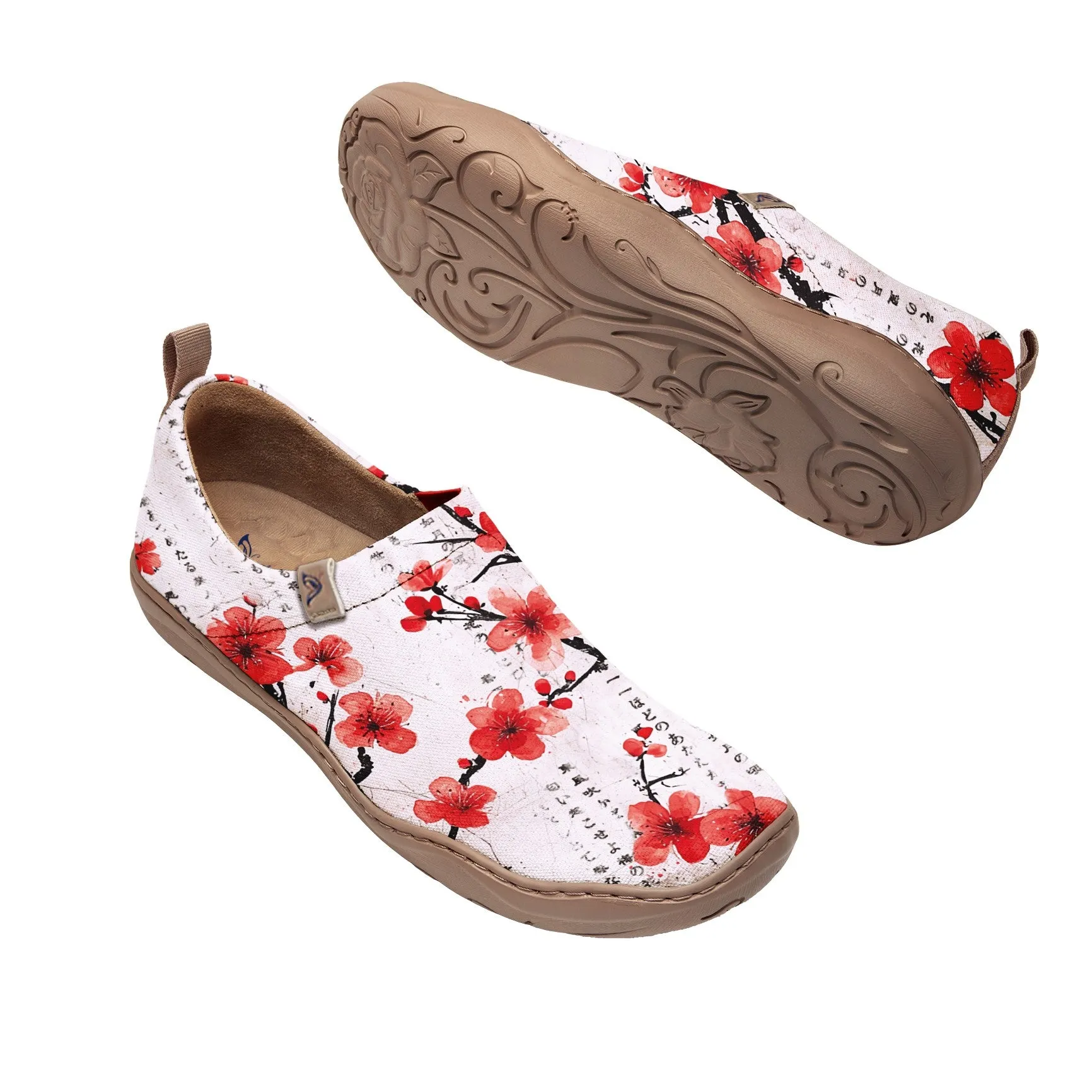 Poetic Plum Blossom  Slip-On
