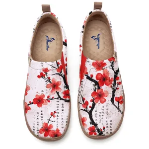 Poetic Plum Blossom  Slip-On