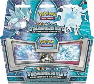 Pokemon Alolan Sandslash & Alolan Ninetales Sun & Moon Trainer Kit