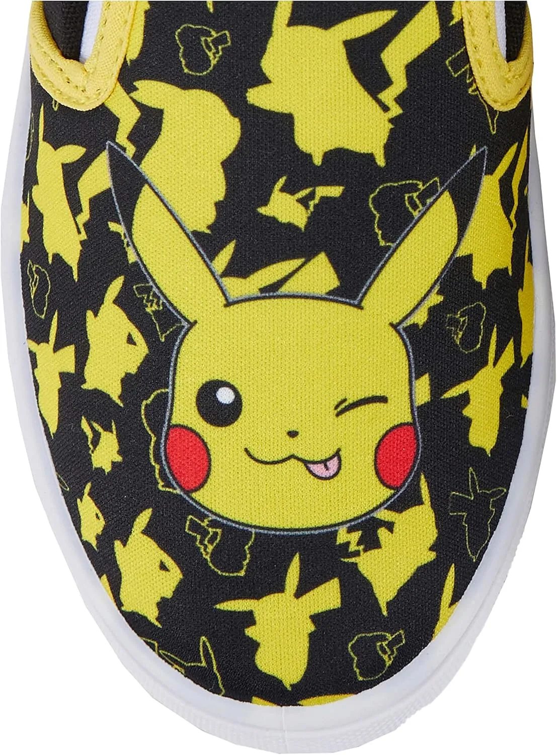 Pokemon Boys Pikachu Slip-On Sneakers - Boys Pikachu Youth Low Top Slip On Sneakers - Pikachu Charizard Canvas Sneakers