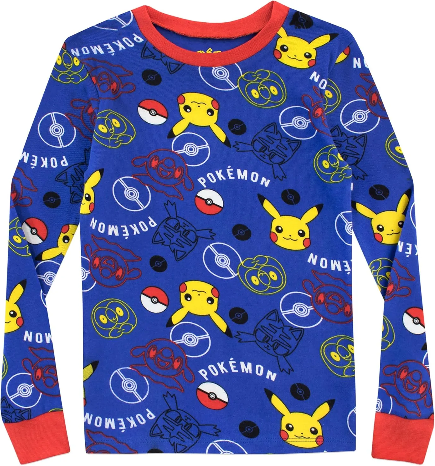 Pokemon Pajamas for Boys | Soft Cotton Pikachu Pajama | Officially licensed Kids Pokémon PJs