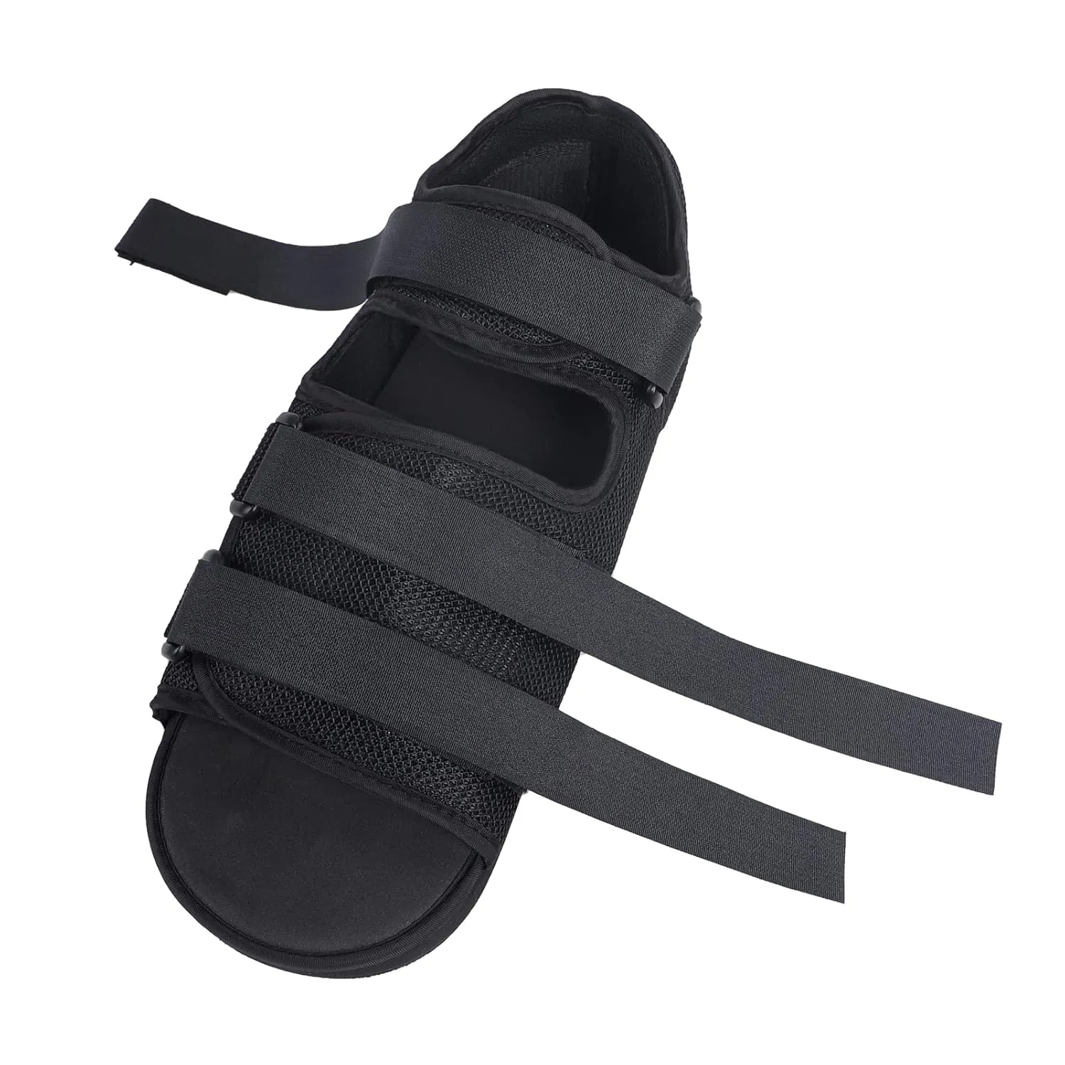 Post Op Shoe for Broken Foot or Toe, Surgical Walking Shoe with Adjustable Strap, Orthopedic Recovery Cast Shoe for Post Surgery, Fractured Foot, Stress Fracture, Sprains - Left or Right Foot (M)