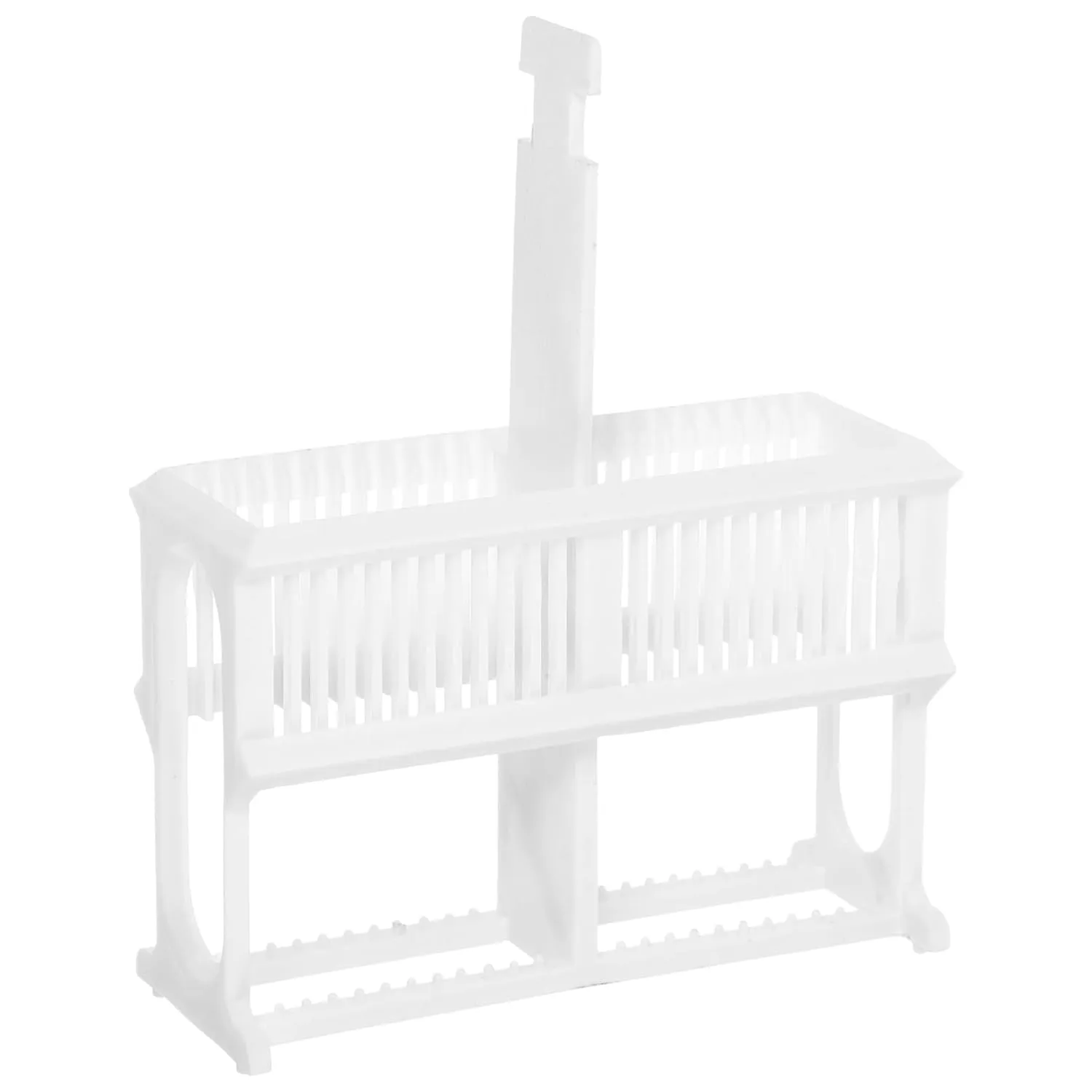 PRETYZOOM Microscope Slides Staining Holder Compact Plastic Rack for Lab Applications Microscope Slide Storage Safe Practical Design for Research Education