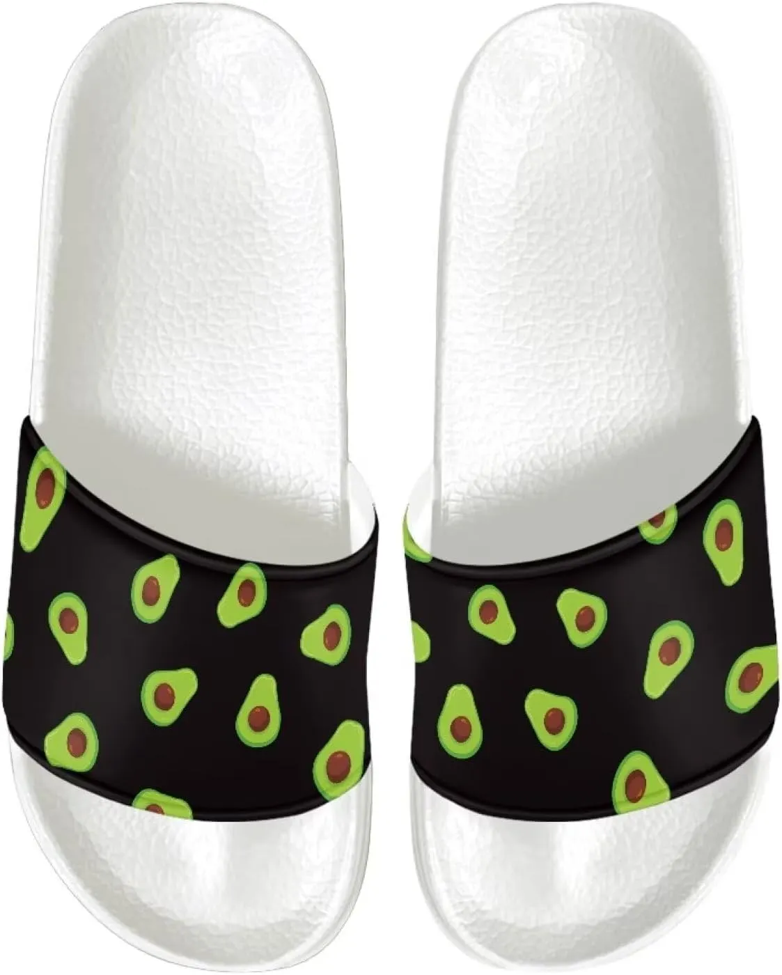 Print Slide Sandals for Women Ladies Girls House Slippers Shoes Quick Drying Flat Slides Shower Sandals