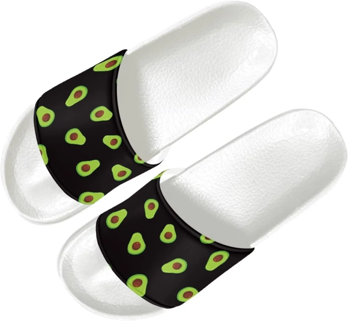Print Slide Sandals for Women Ladies Girls House Slippers Shoes Quick Drying Flat Slides Shower Sandals