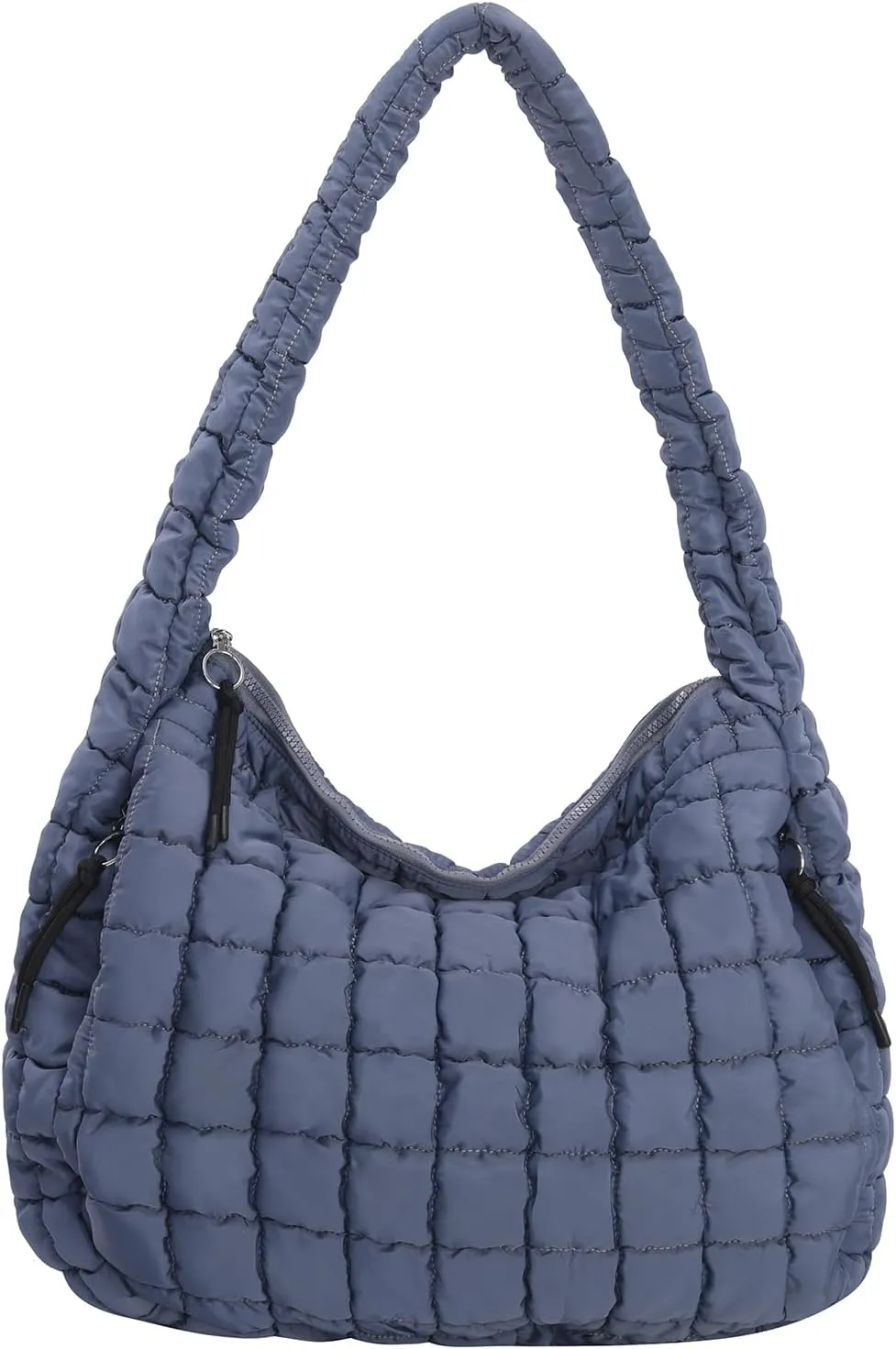 Puffer Tote Bag for Women - Large Quilted Crossbody Handbag - Lightweight Shoulder Hobo Bag - Soft Puffy Carryall