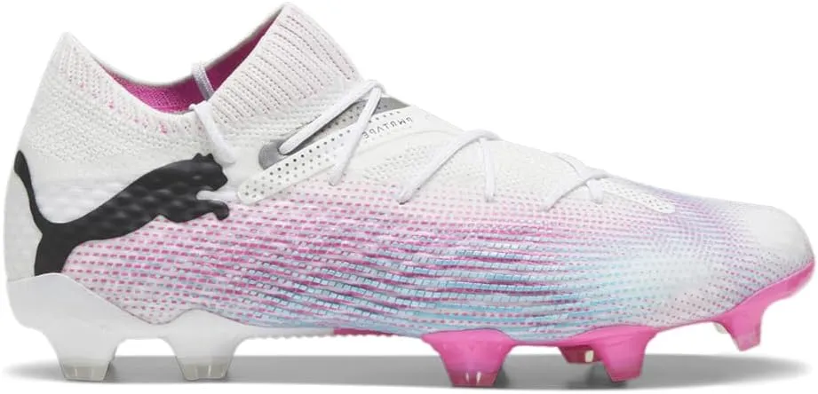 Puma Mens Future 7 Ultimate Firm GroundArtificial Ground Soccer Cleats - White - Size 11 M