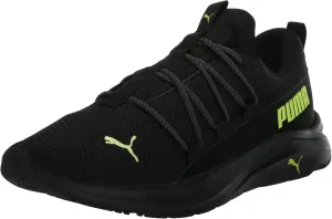 PUMA Mens Softride One4all Cross Trainer, Mens Black-Lime Pow-Cool Dark Gray, 8