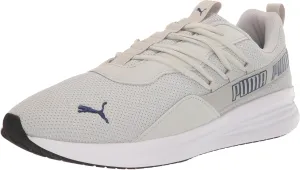 PUMA Mens Star Vital Refresh Cross Trainer, Cool Light Gray-Blazing Blue-PUMA Mens White, 8