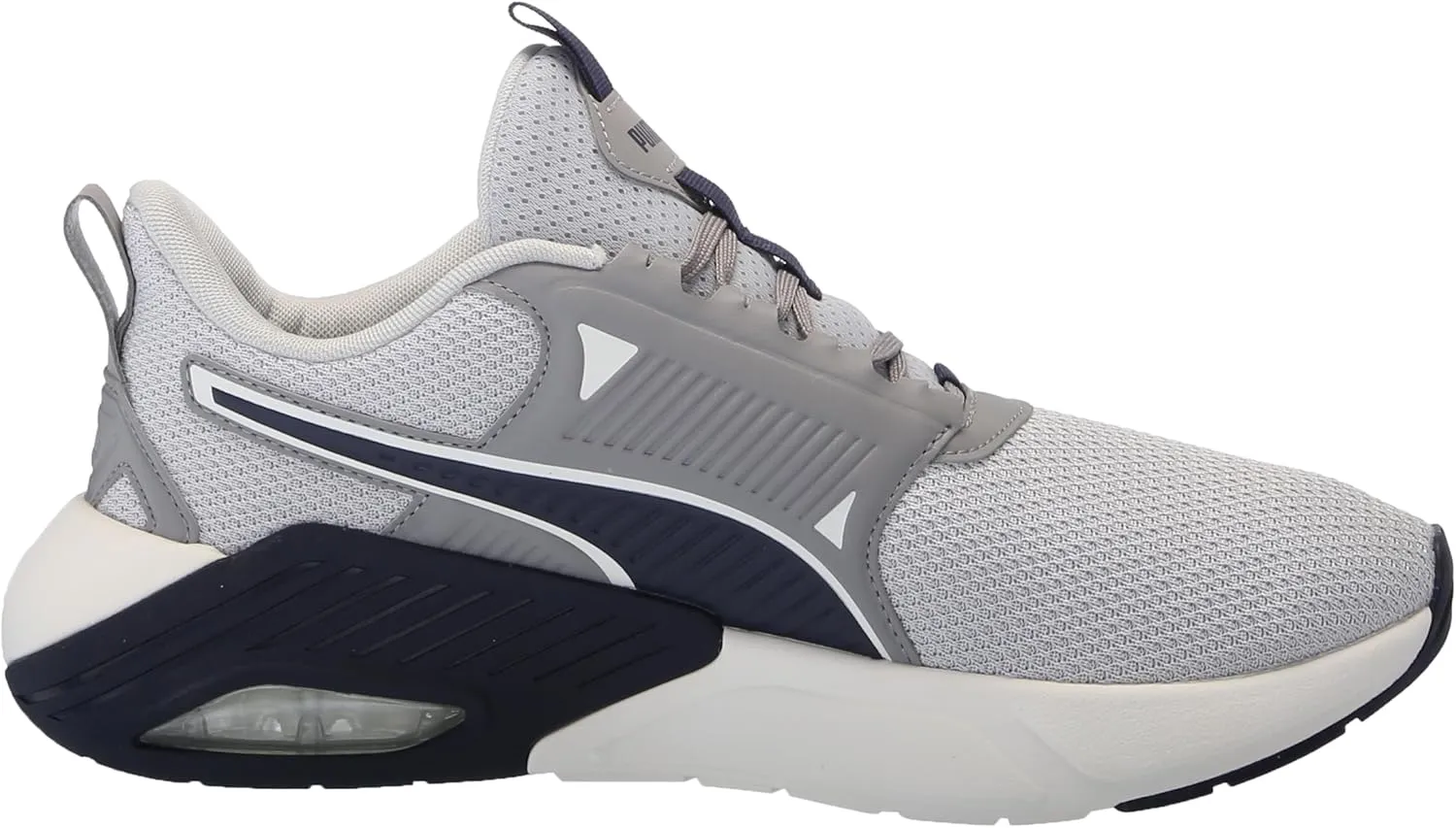 PUMA Men's Trainer X-Cell Nova Cross Training Shoes, Black-Electric Lime-Cool Mid Gray, 11.5