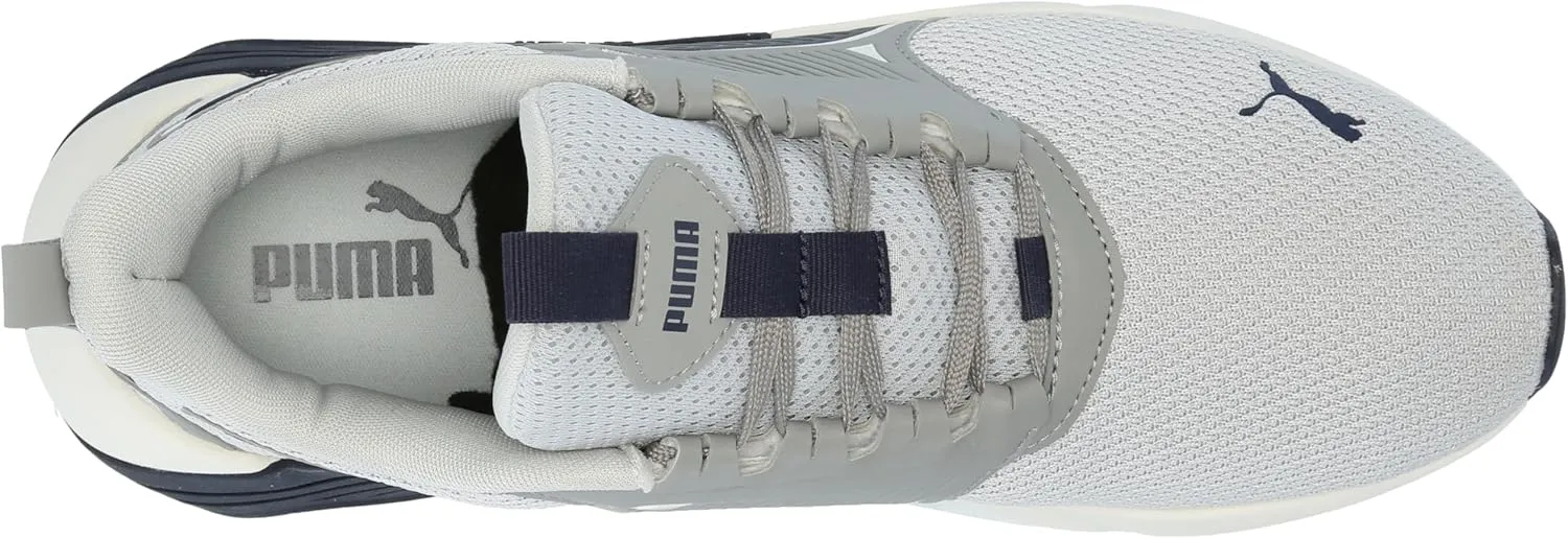 PUMA Men's Trainer X-Cell Nova Cross Training Shoes, Black-Electric Lime-Cool Mid Gray, 11.5