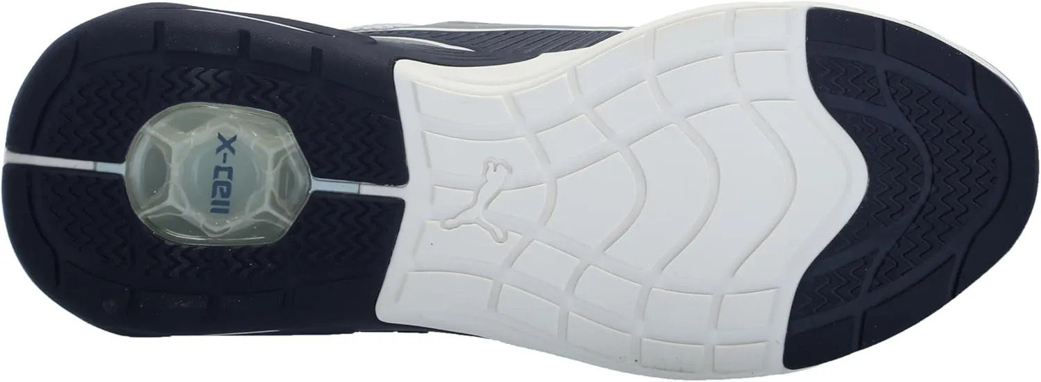 PUMA Men's Trainer X-Cell Nova Cross Training Shoes, Black-Electric Lime-Cool Mid Gray, 11.5