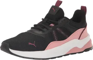 PUMA Womens Anzarun 2.0 Cross Trainer, PUMA Womens Black-Future Pink-Dark Jasper, 11