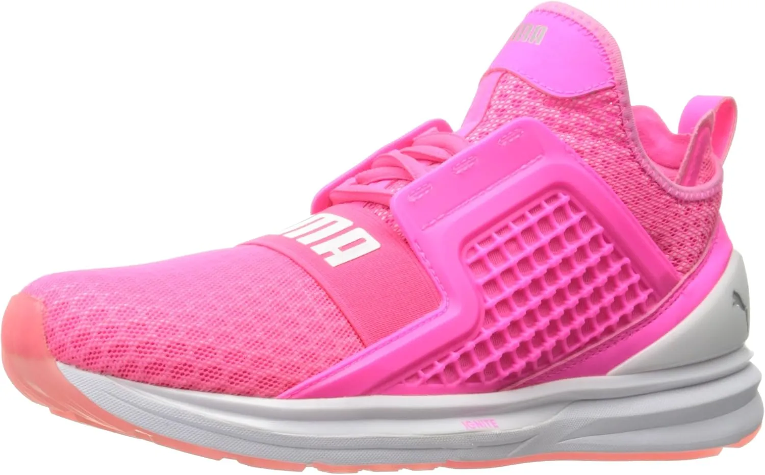 PUMA Women's Ignite Limitless WN's Cross-Trainer Shoe, Knockout Pink, 8.5 M US