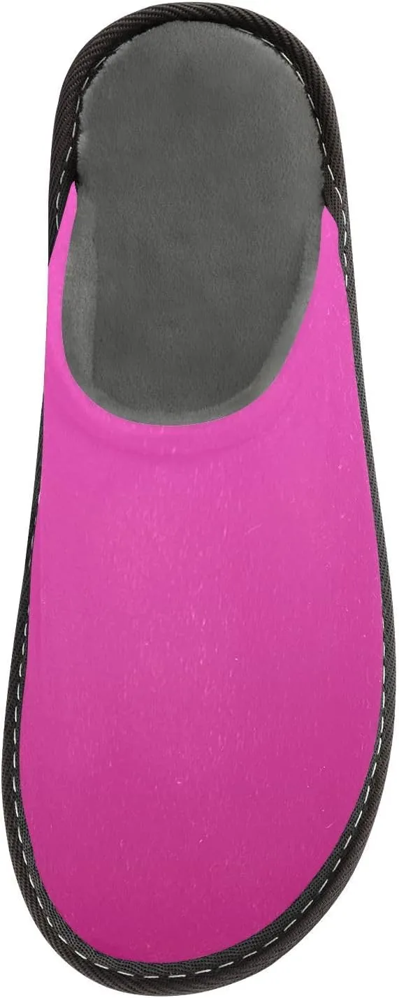 Purple Yellow Gradient House Slippers for Women Men Non-Slip Slip On Slippers