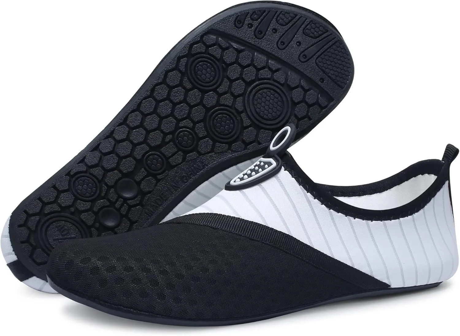 QACOHU Womens Mens Water Shoes Barefoot Skin Shoes Quick-Dry Water Shoe for Dive Surf Swim Beach Yoga