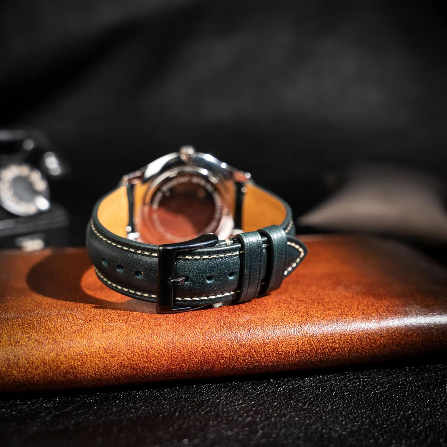 Quick Release Leather Watch Bands 14mm 16mm 18mm 19mm 20mm 21mm 22mm 24mm,Vintage Oil Wax-Tanned Leather Watch Straps Men's Watch Band Replacement Watch Strap for Men Women