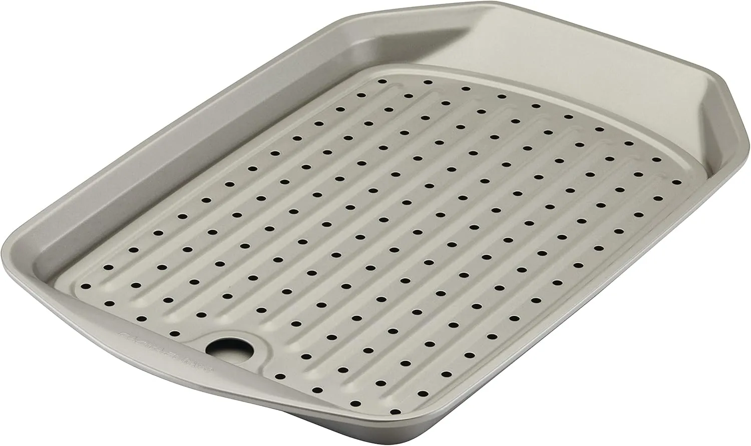 Rachael Ray Bakeware Nonstick Crisp and Slide Sheet Pan Set, 2 piece, Gray