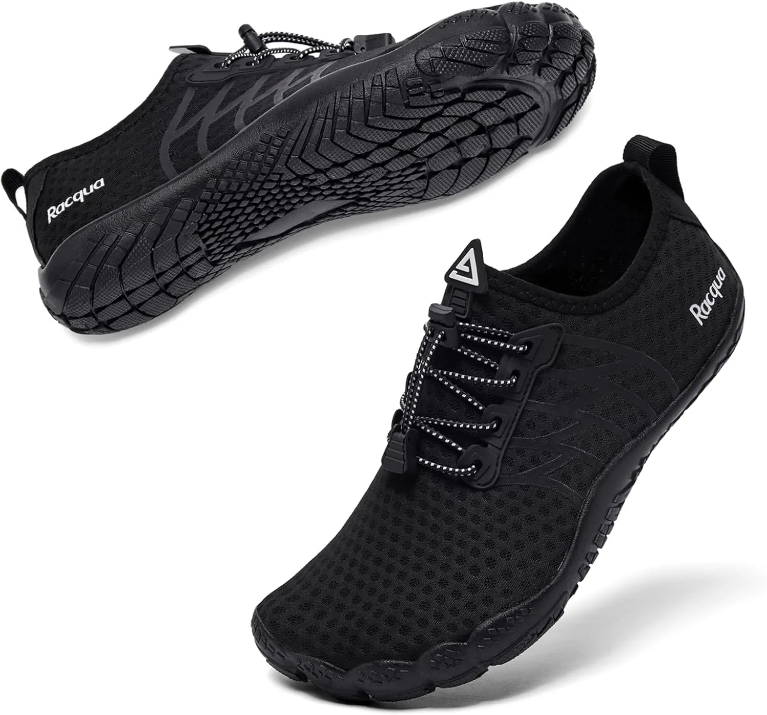 Racqua Water Shoes Quick-Dry Swim Shoes Breathable Lightweight Beach Shoes Pool Barefoot Aqua for Women Men