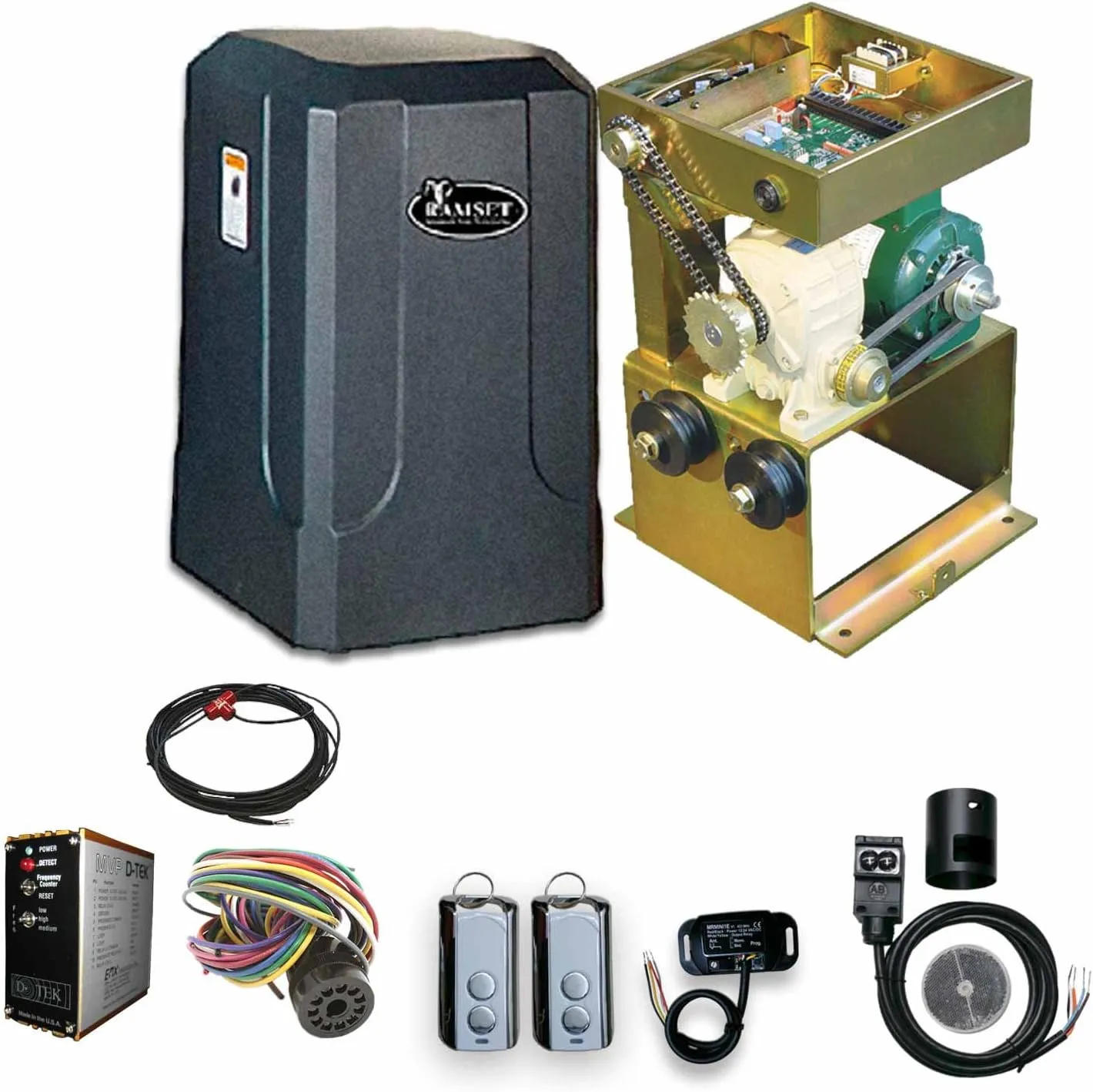 Ramset 5000 Kit 3 Slide Gate Opener Residential Automatic Gate Operator