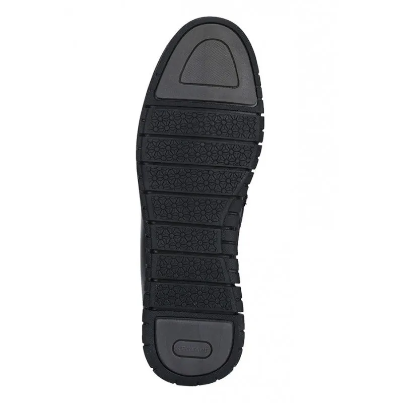 RedTape Men Black Loafers