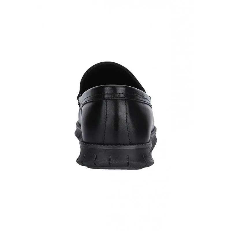 RedTape Men Black Loafers