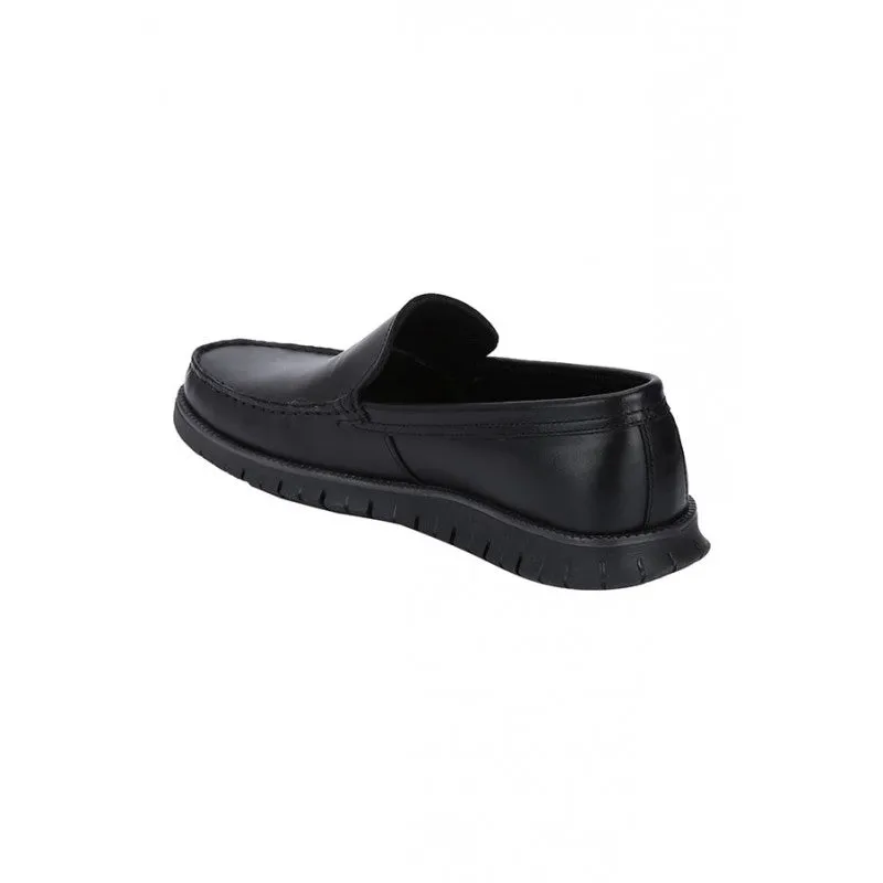 RedTape Men Black Loafers