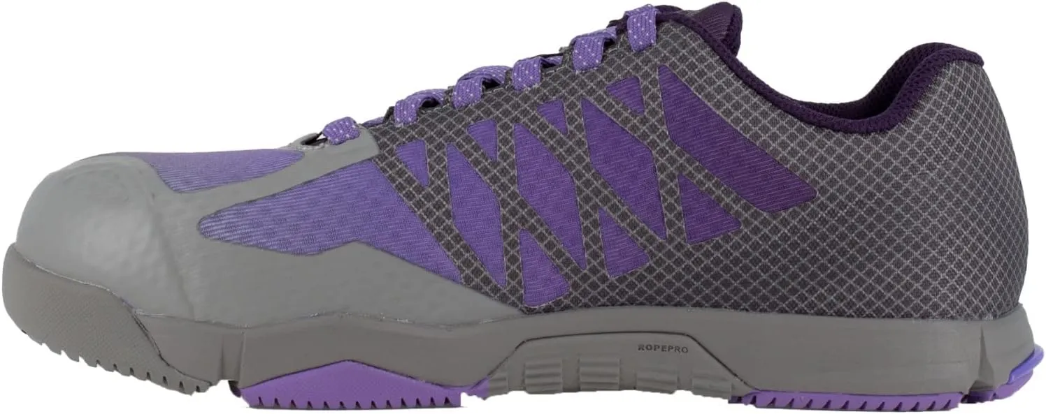 Reebok Women's Rb451 Arion Work Safety Toe Athletic Shoe Grey/Mauve Industrial & Construction