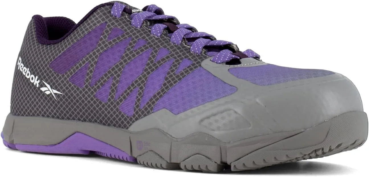 Reebok Women's Rb451 Arion Work Safety Toe Athletic Shoe Grey/Mauve Industrial & Construction