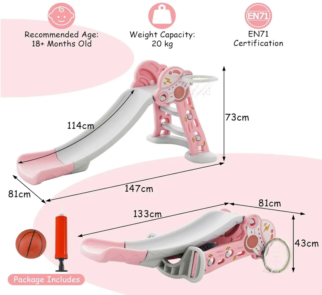 Rever Bebe  3-in-1 Indoor Folding  Slide