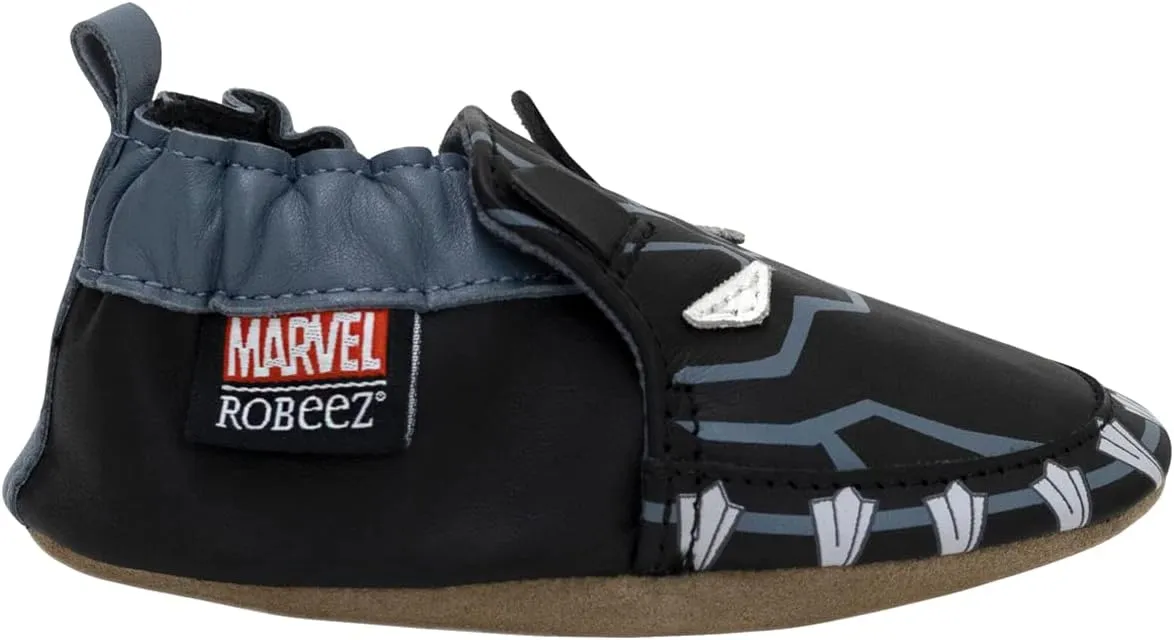 Robeez Baby Boys and Unisex Soft Soles Slip-Resistant Crib Shoes Slippers for Infant and Toddler, 0-24 Months