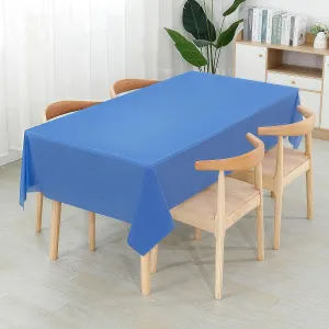 Roll-Up Disposable Tablecloth, Boxed Disposable Plastic Tablecloth, 1.37x30M, Suitable for Picnics, Parties, Banquets, Birthdays, Weddings, Comes with Slide Cutter, Easy to Set Up & Clean