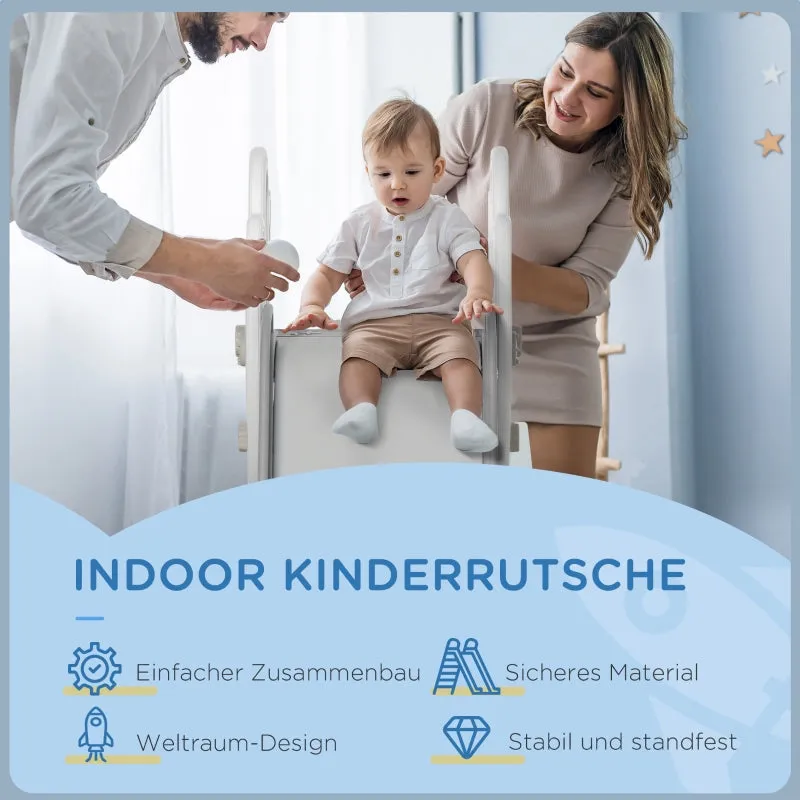 Rootz Slide for Children - Kids Slide - Toddler Slide - Extra Safe Design - Durable Plastic - Imaginative Rocket Design - 157cm x 46.5cm x 80cm
