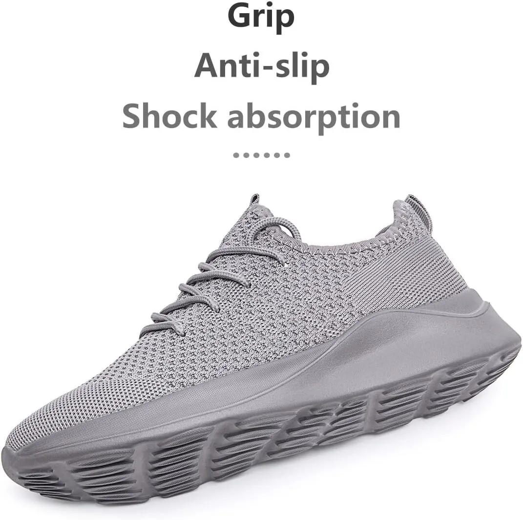 Running Shoes for Men Slip on Tennis Shoes Fashion Sneakers Lightweight Breathable Casual Walking Shoes Outdoor Workout Athletic Training Gym Trainer Sport Trainers