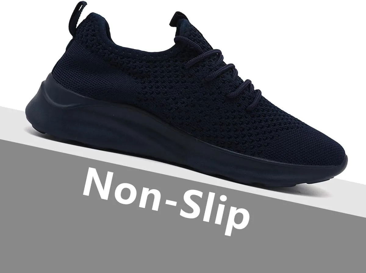 Running Shoes for Men Slip on Tennis Shoes Fashion Sneakers Lightweight Breathable Casual Walking Shoes Outdoor Workout Athletic Training Gym Trainer Sport Trainers