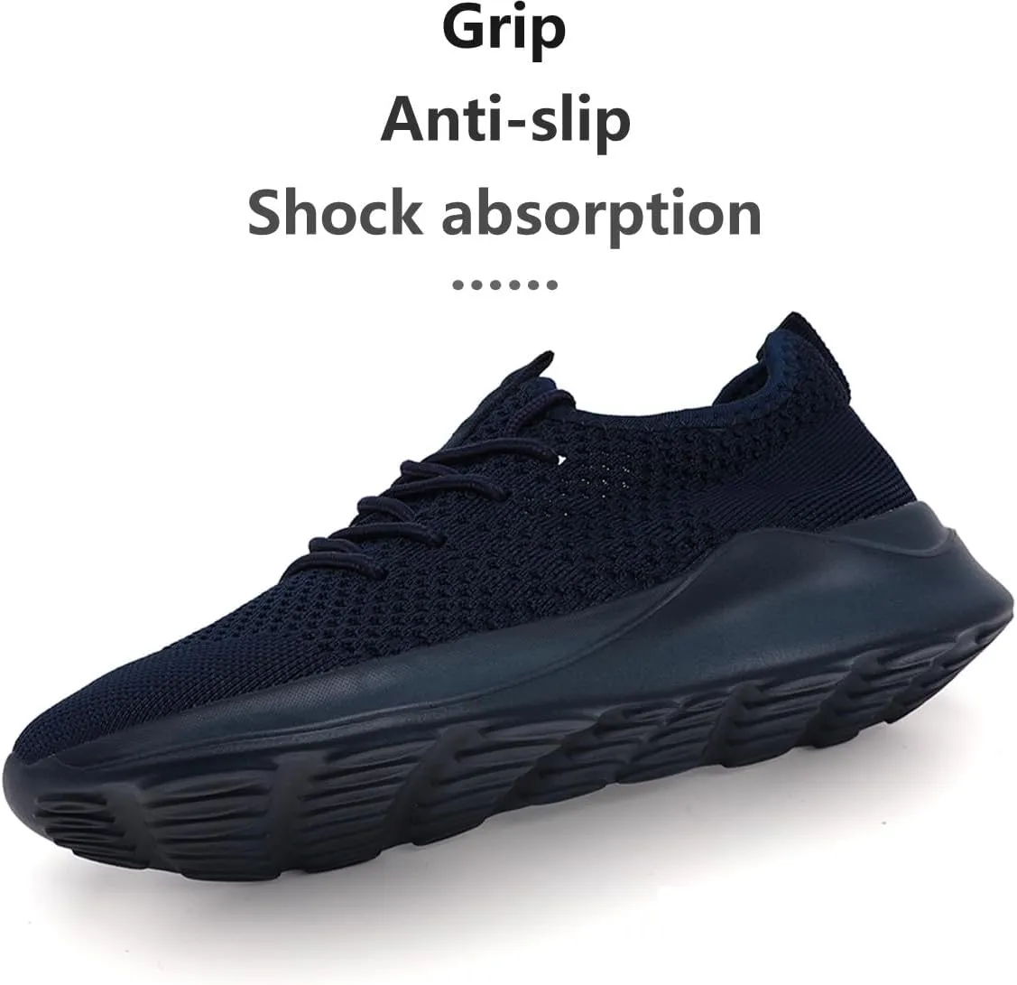 Running Shoes for Men Slip on Tennis Shoes Fashion Sneakers Lightweight Breathable Casual Walking Shoes Outdoor Workout Athletic Training Gym Trainer Sport Trainers