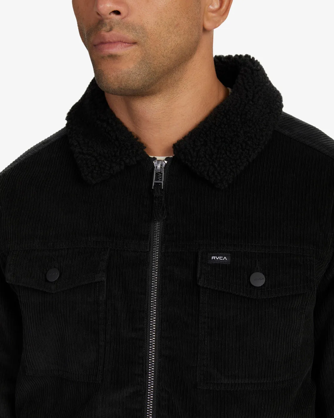 RVCA Easy Trucker Sherpa Jacket