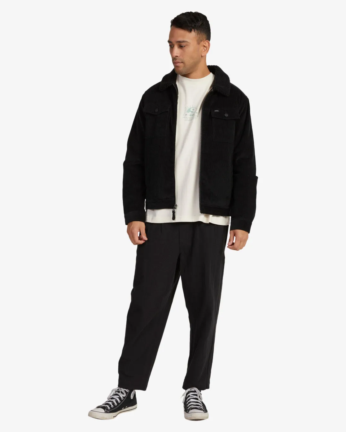 RVCA Easy Trucker Sherpa Jacket